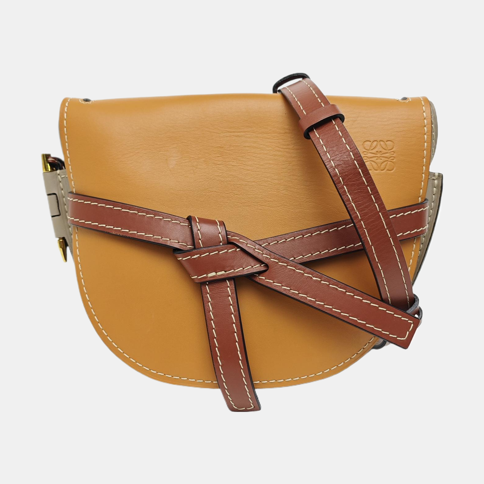 Gate Small Calfskin Brown