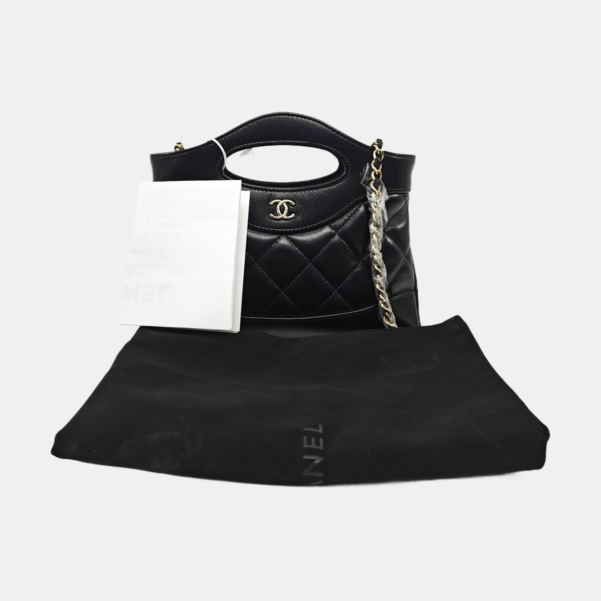 CHANEL 31 Quilted Lambskin Black