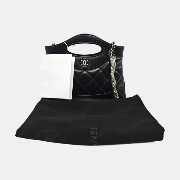 CHANEL 31 Quilted Lambskin Black