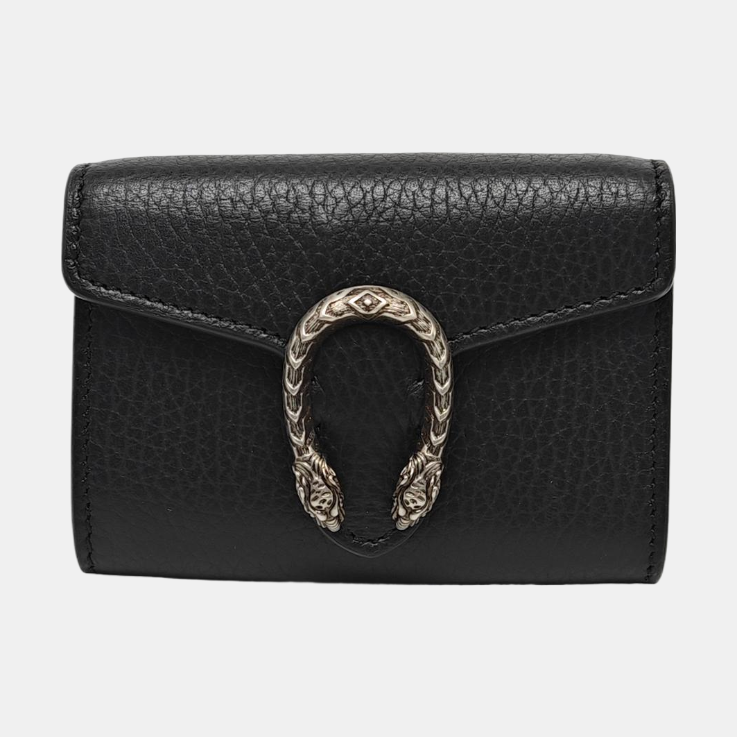 Cartera Dionysus Mini de piel de becerro negra