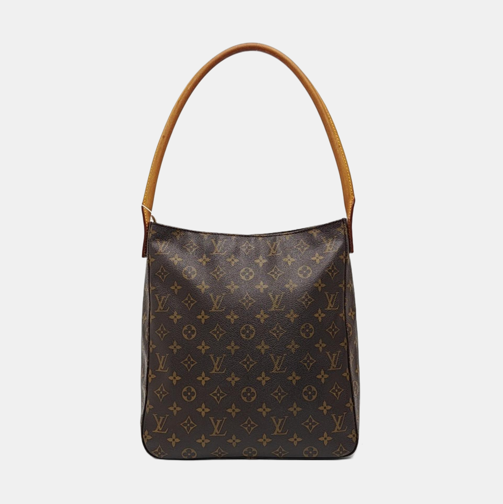 LOOPING GM Monogram Coated Canvas Brown