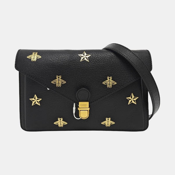 Calfskin Belt Bag Black