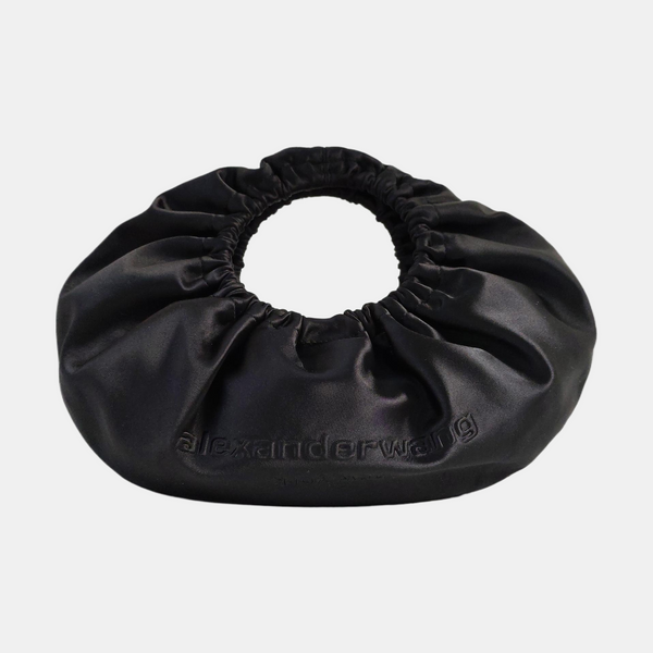 Fabric Top Handle Bag Small Black