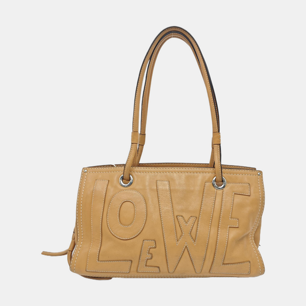 Quilted Calfskin Tote Bag Yellow