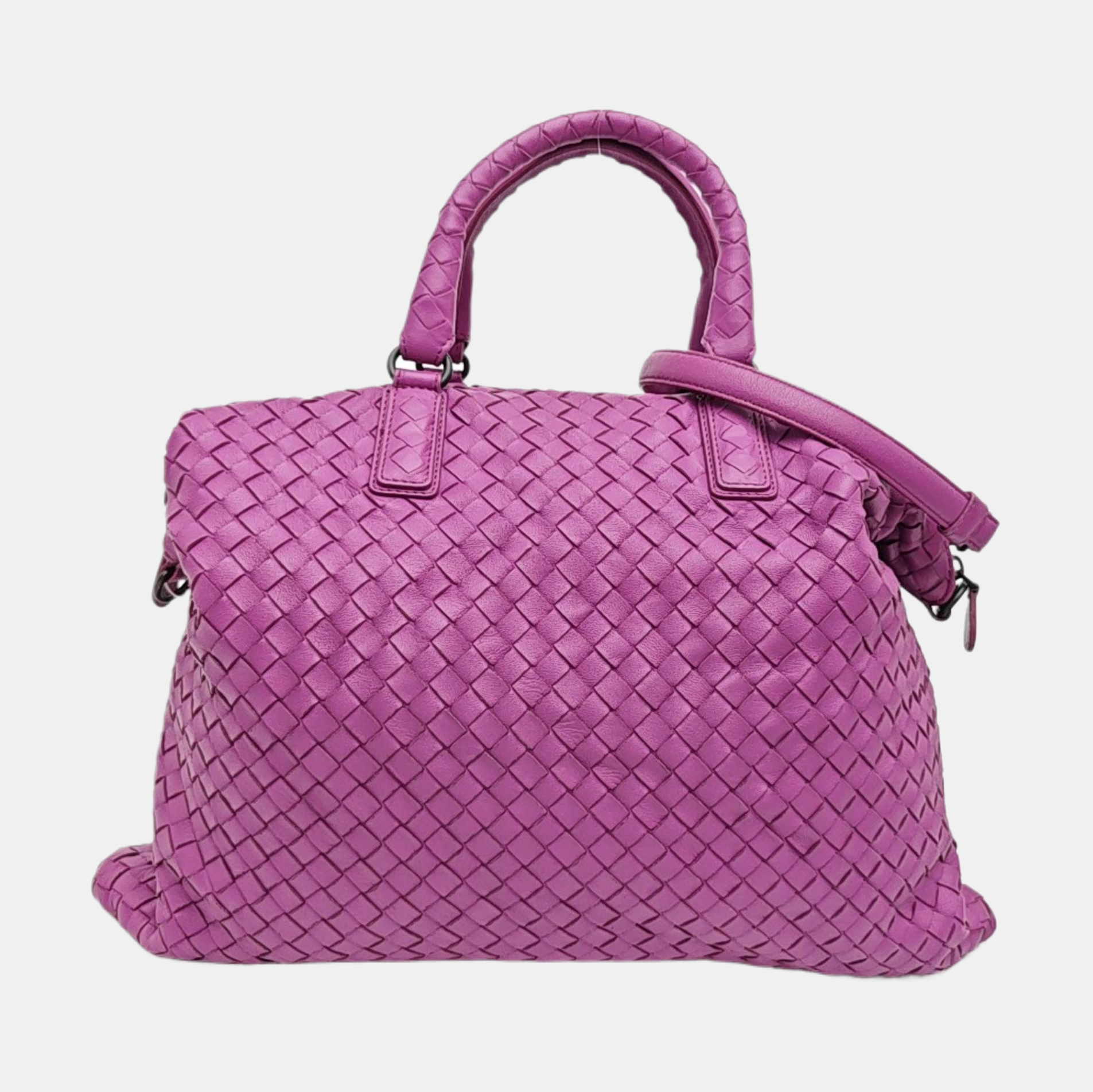 Calfskin Shoulder Bag Purple