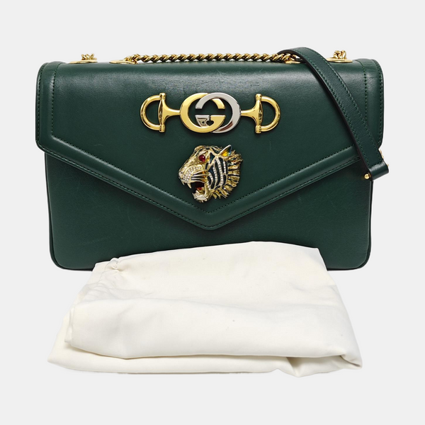 Rajah Medium Calfskin Green