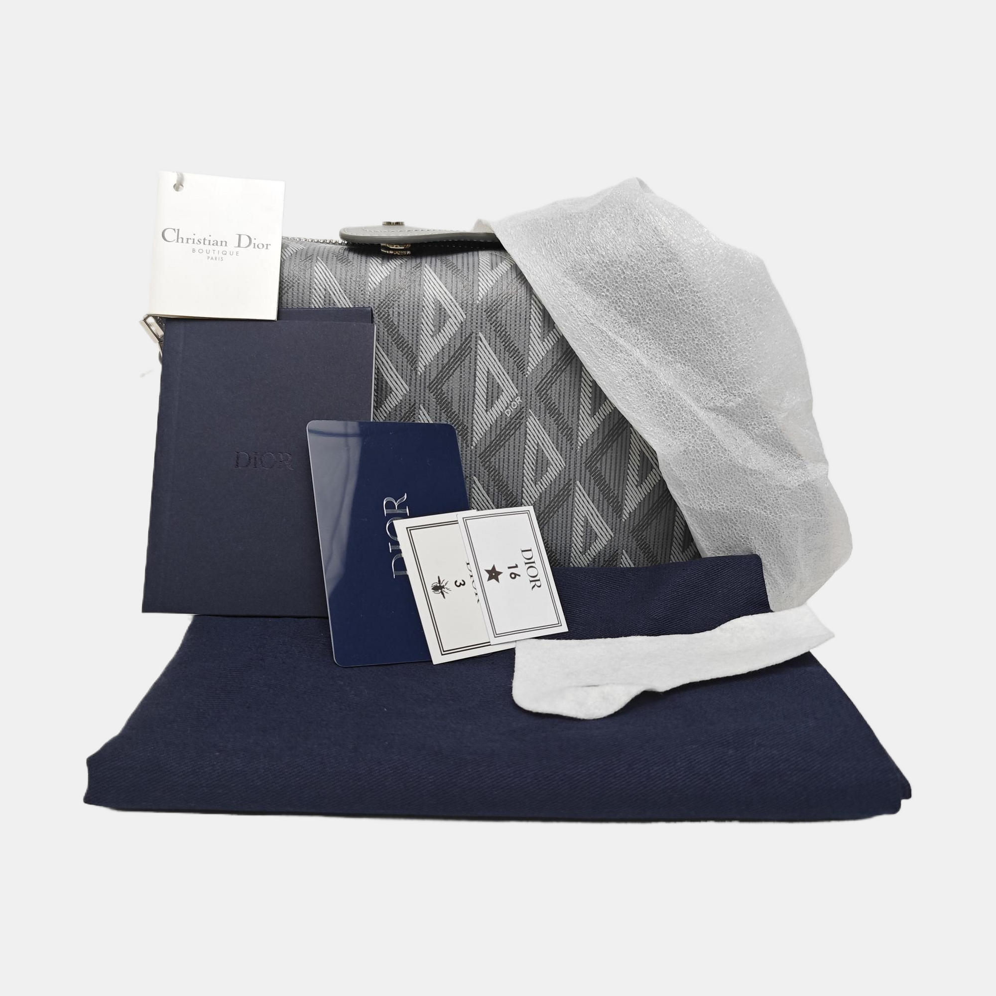 Lingot Oblique Coated Canvas Gray