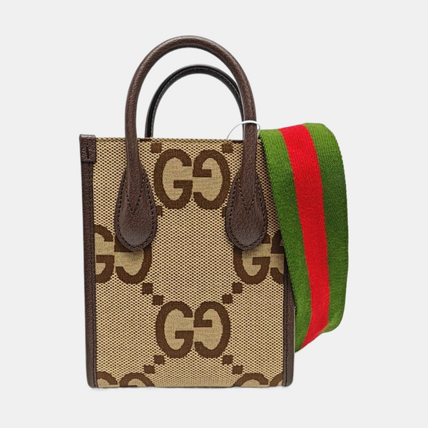 Jumbo Mini Monogram Canvas Beige