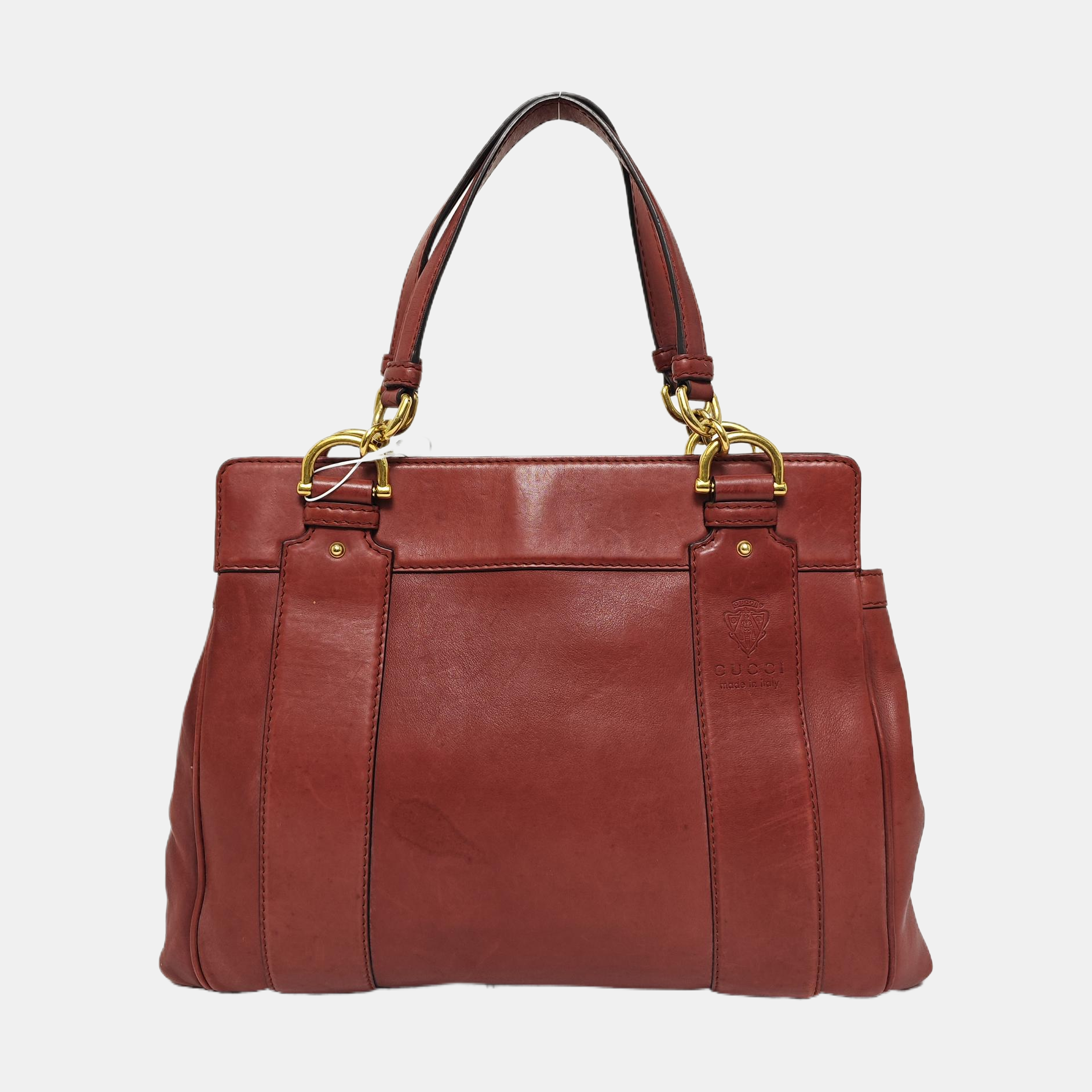 Calfskin Tote Bag Red