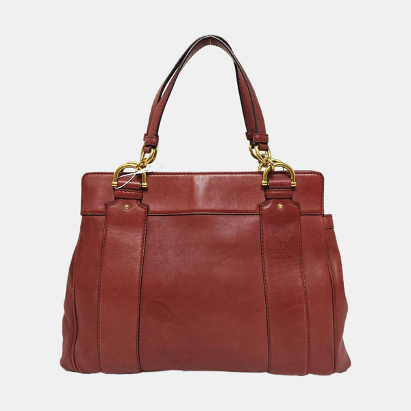 Calfskin Tote Bag Red