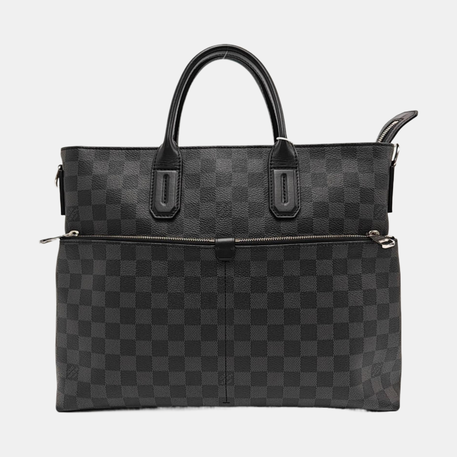 7 DAYS A WEEK Damier Graphite Coated Canvas Gray