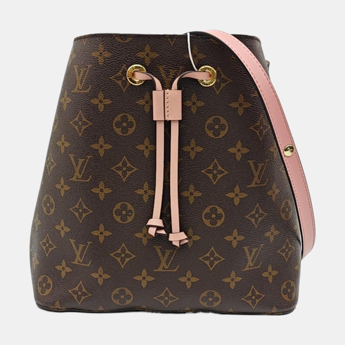 NÉONOÉ MM Monogram Coated Canvas Brown