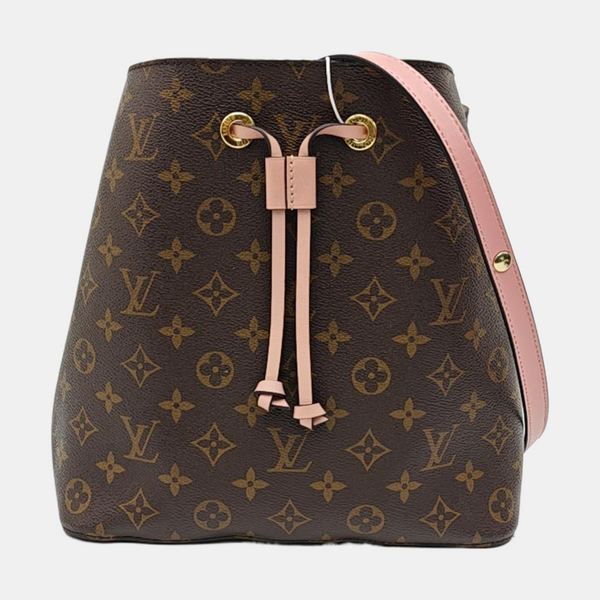 NÉONOÉ MM Monogram Coated Canvas Brown