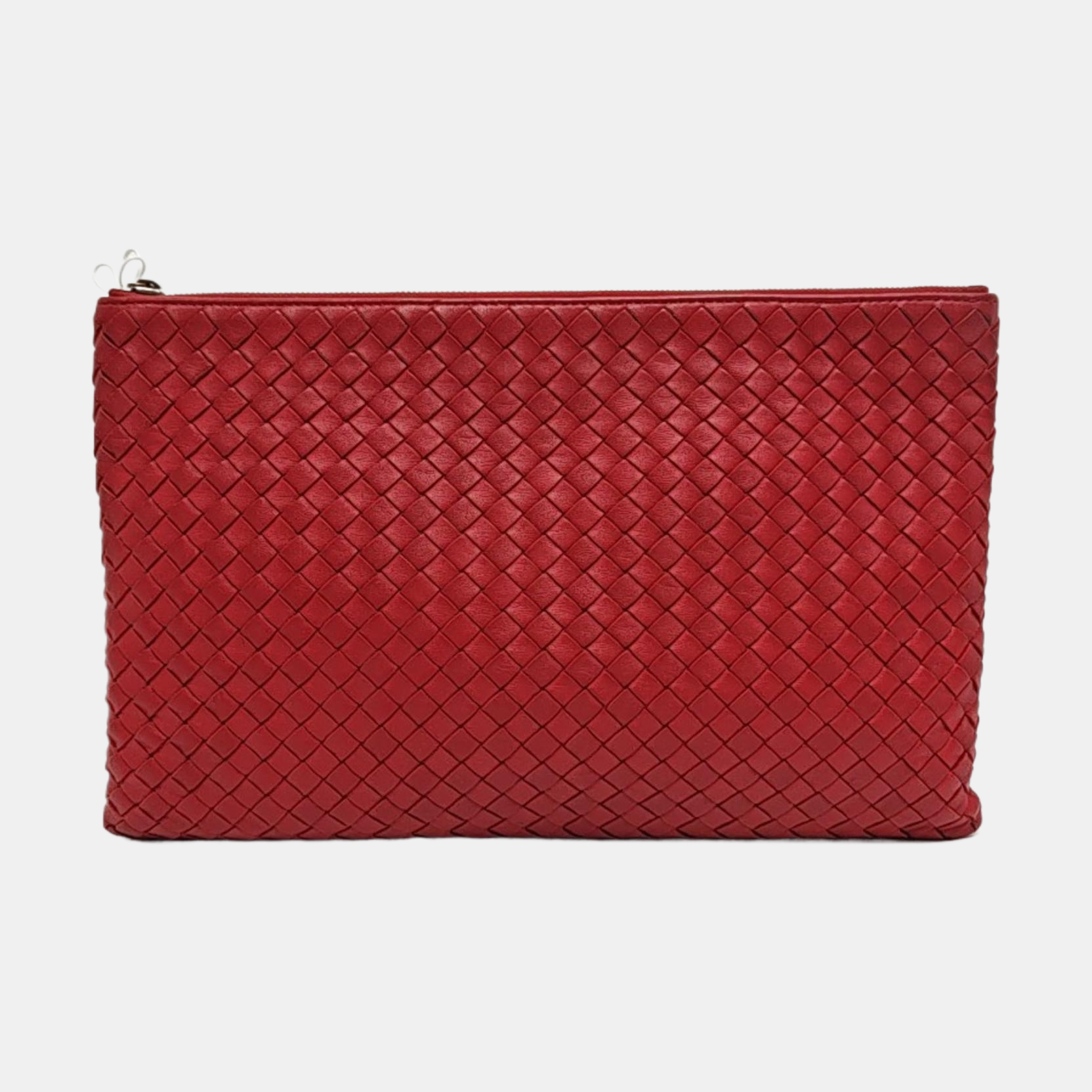 Calfskin Clutch Red