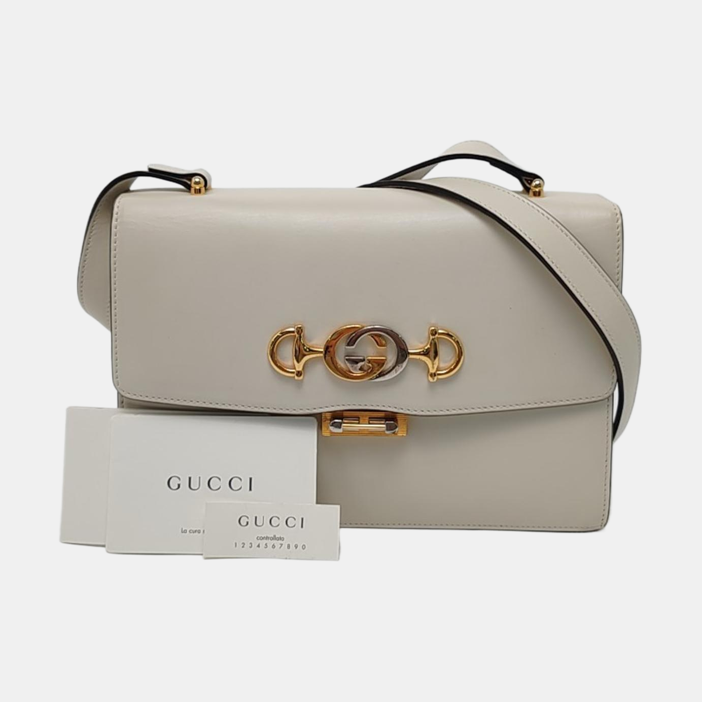 Zumi Small Calfskin White