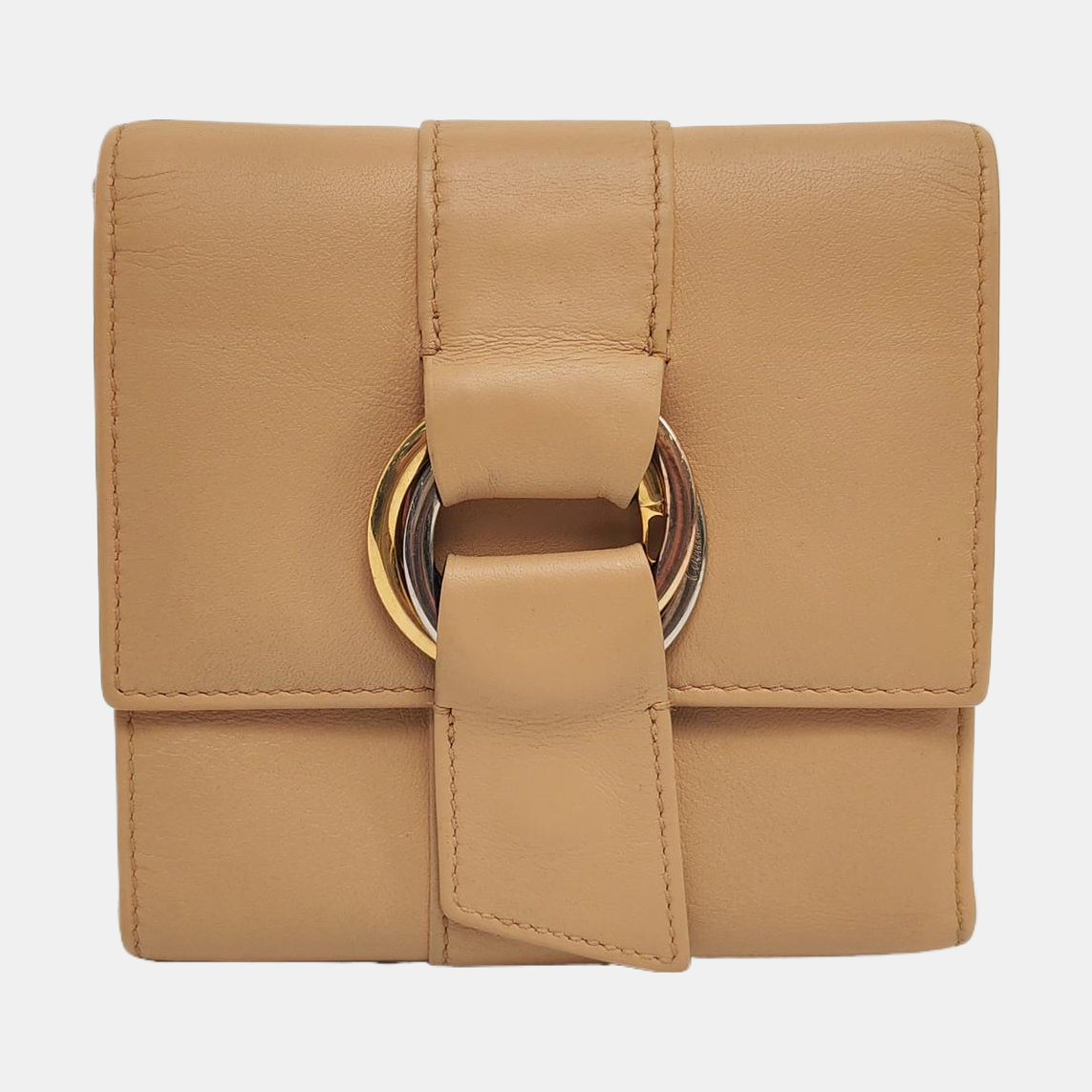 Calfskin Wallet Beige