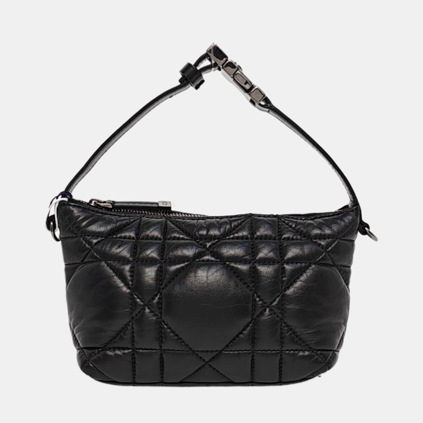 Diortravel Nomad Small Cannage Calfskin Black