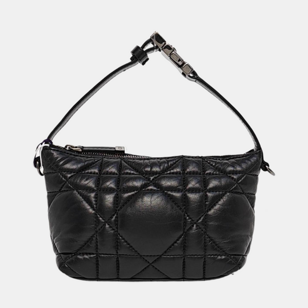 Diortravel Nomad Small Cannage Calfskin Black