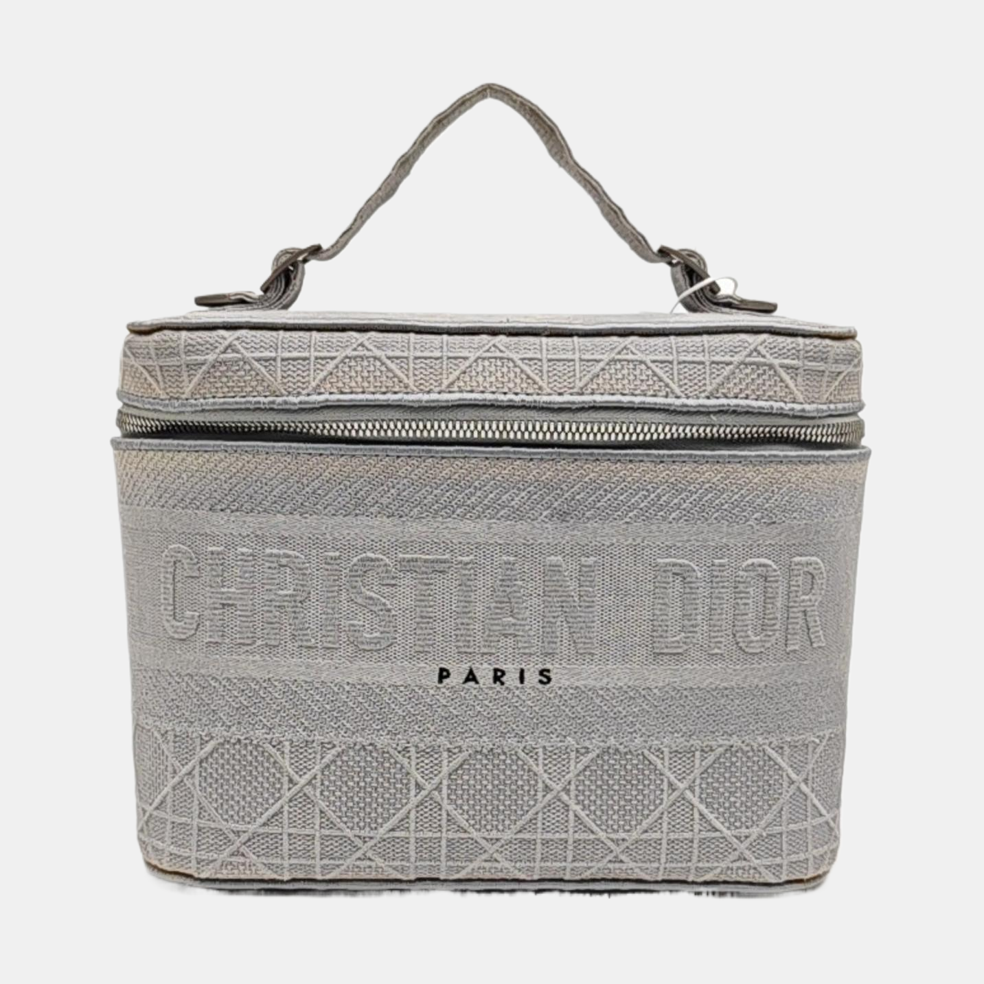 Travel Vanity Cannage Canvas Gray