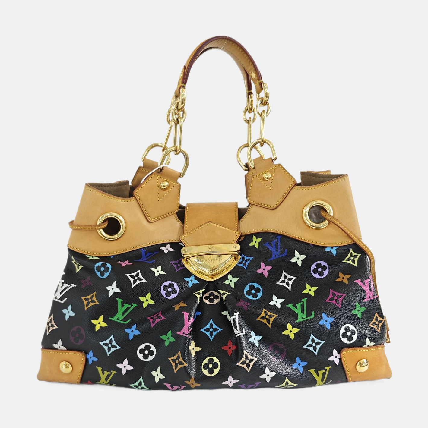 LV × TM URSULA Monogram Coated Canvas Black