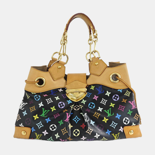 LV × TM URSULA Monogram Coated Canvas Black