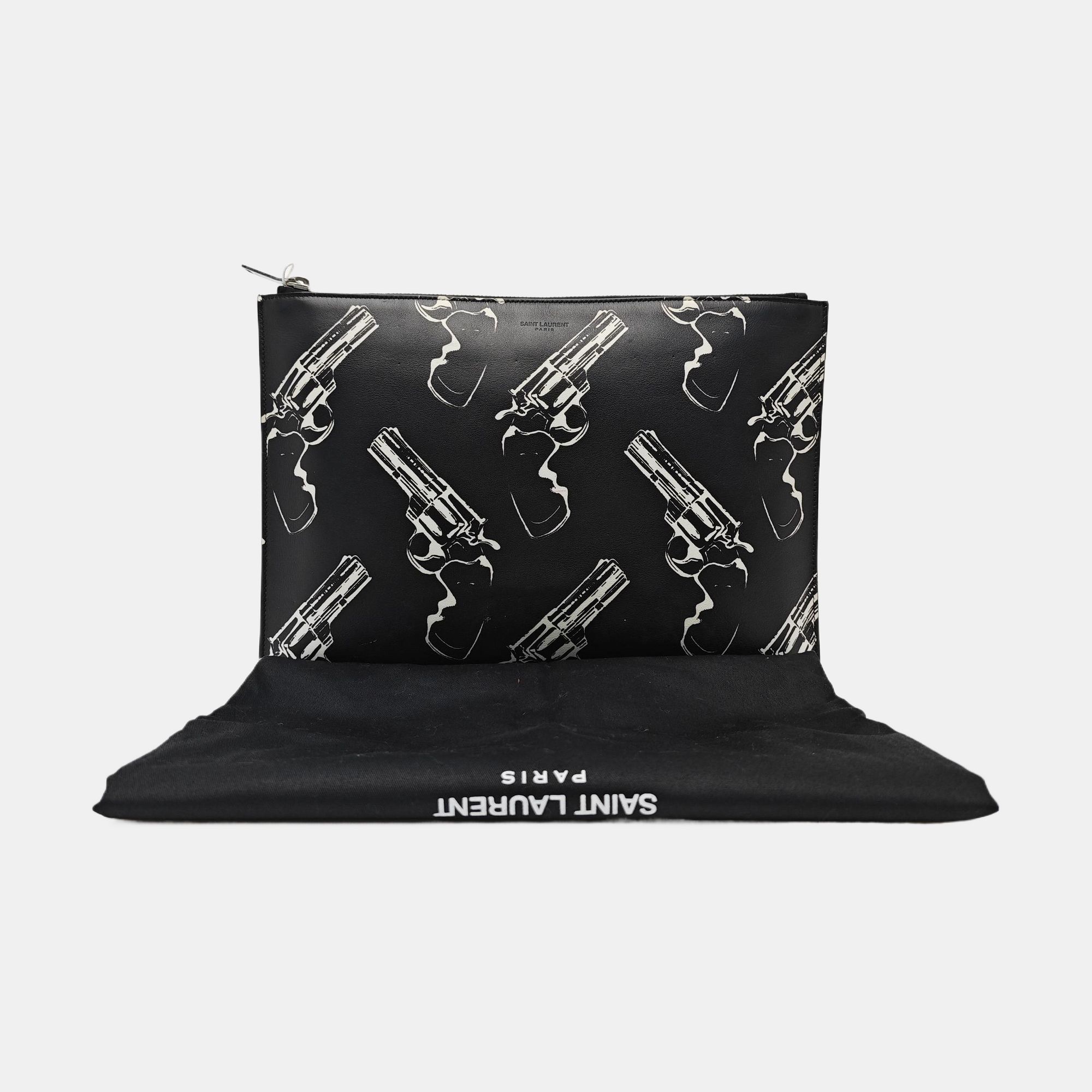 Calfskin Clutch Black