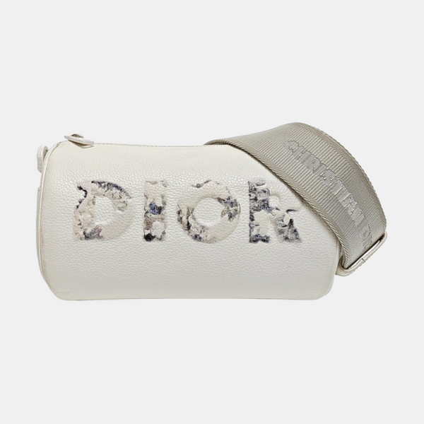 Calfskin Shoulder Bag White