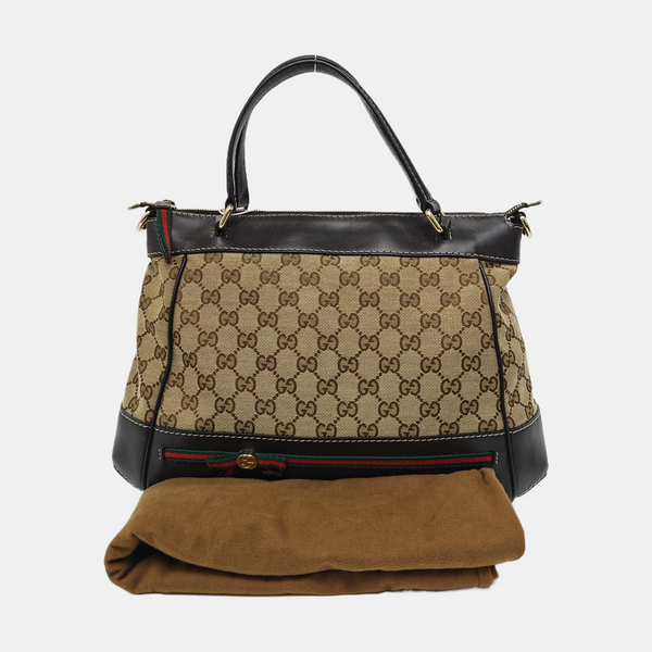 Mayfair Monogram Canvas Brown