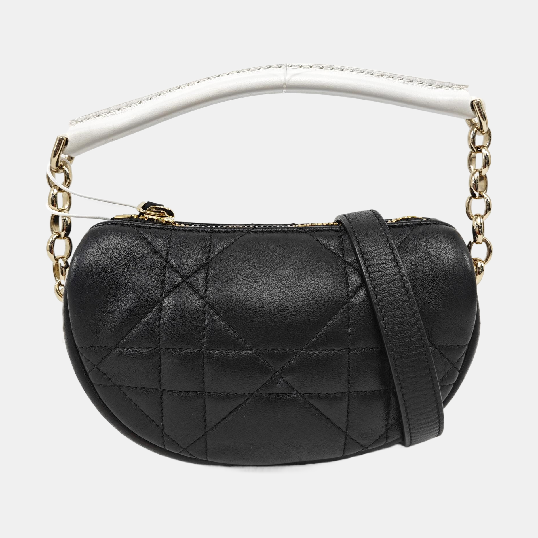 Vibe Super Mini Cannage Lambskin Black