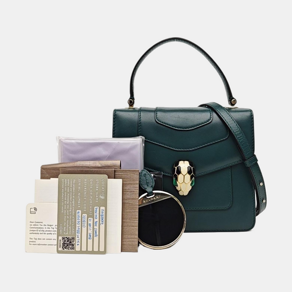 SERPENTI FOREVER Calfskin Green