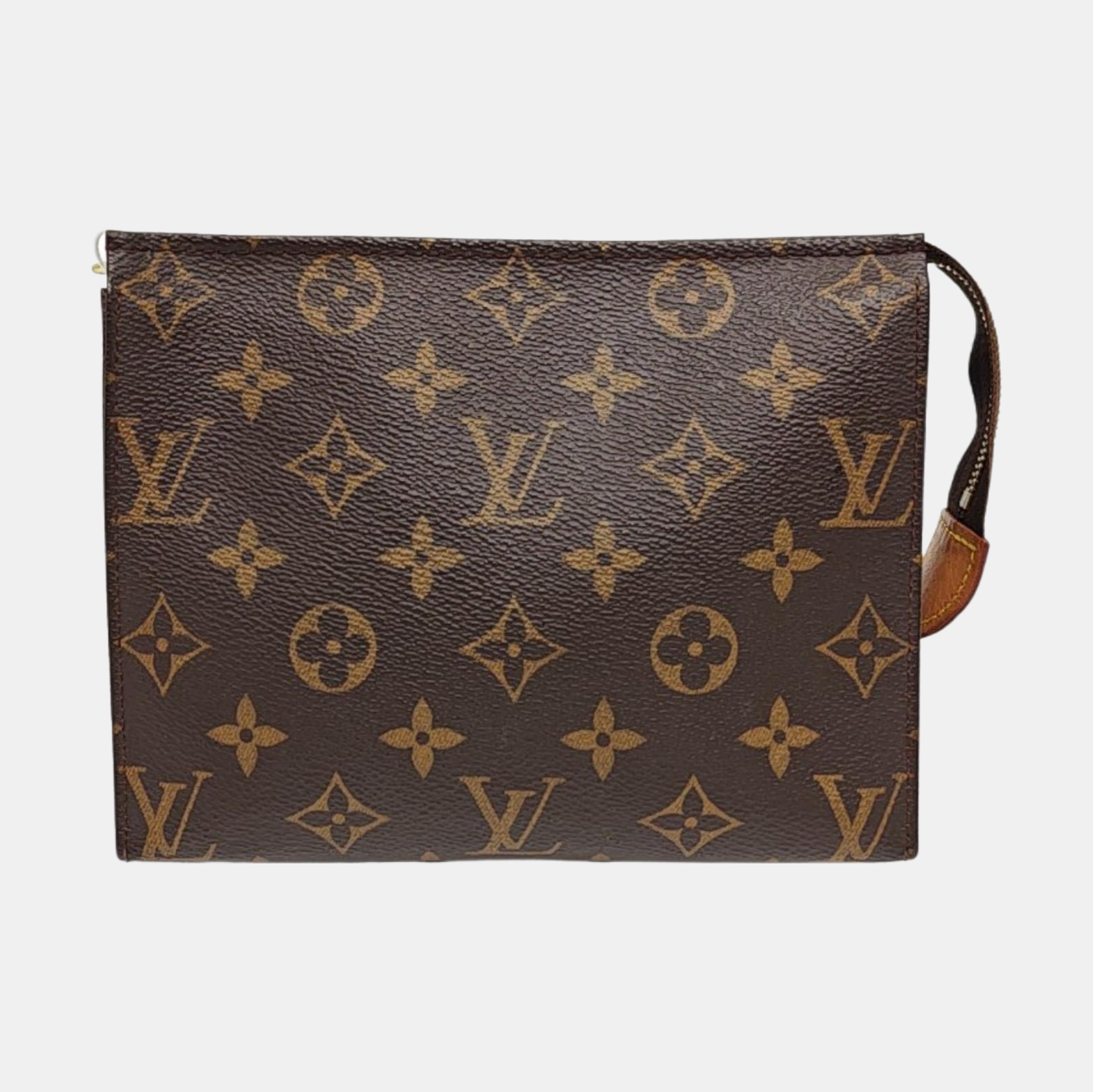 TOILET POCKET 19 Monogram Coated Canvas Brown