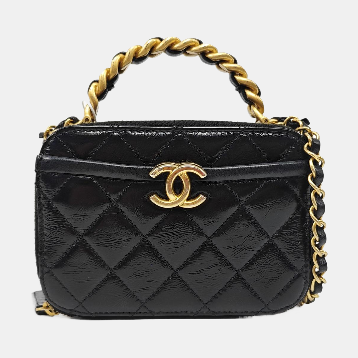 Quilted Lambskin Black