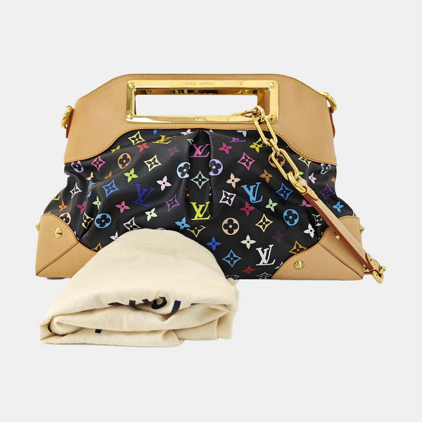 LV × TM JUDY Monogram Coated Canvas Black