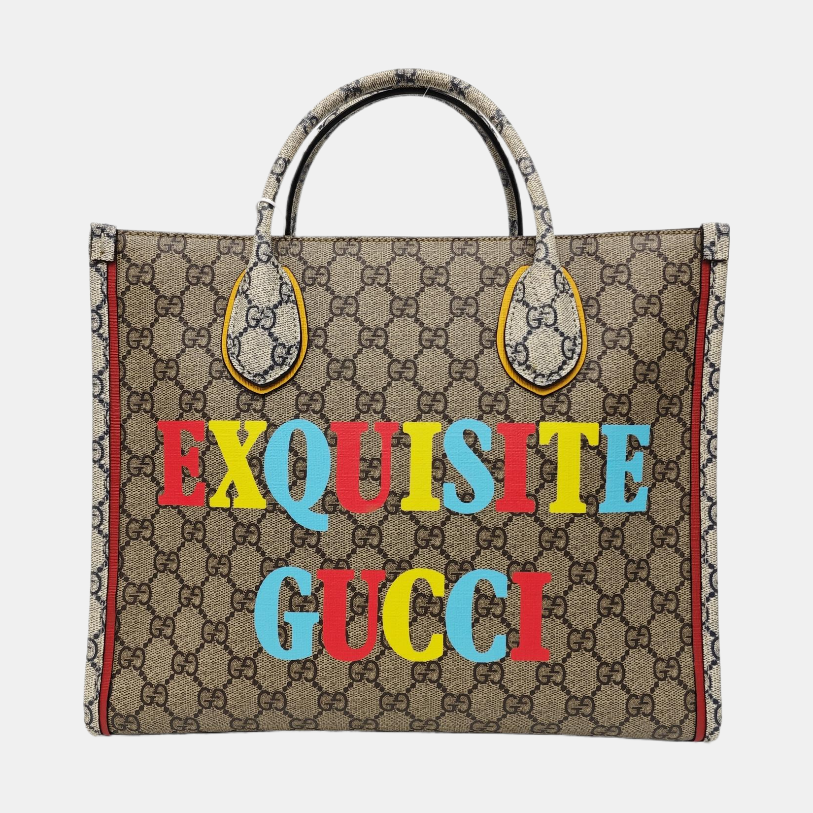 Retro Small Monogram Coated Canvas Beige