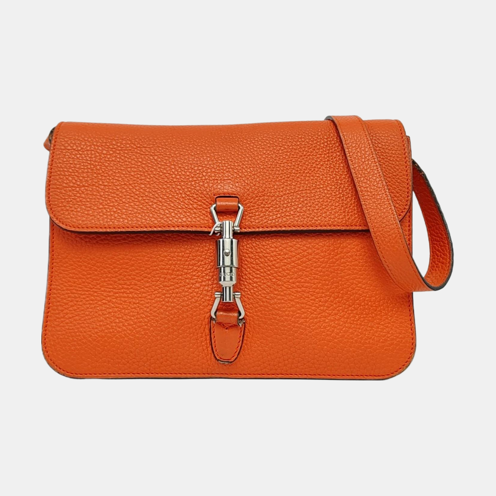 Authenticated pre-owned  Jackie 1961 Calfskin Orange - Crossbody Bag at Looply