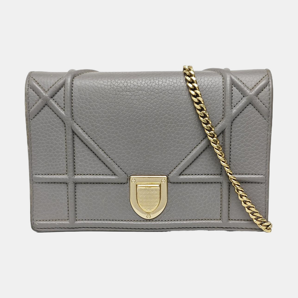Diorama Cannage Calfskin Gray