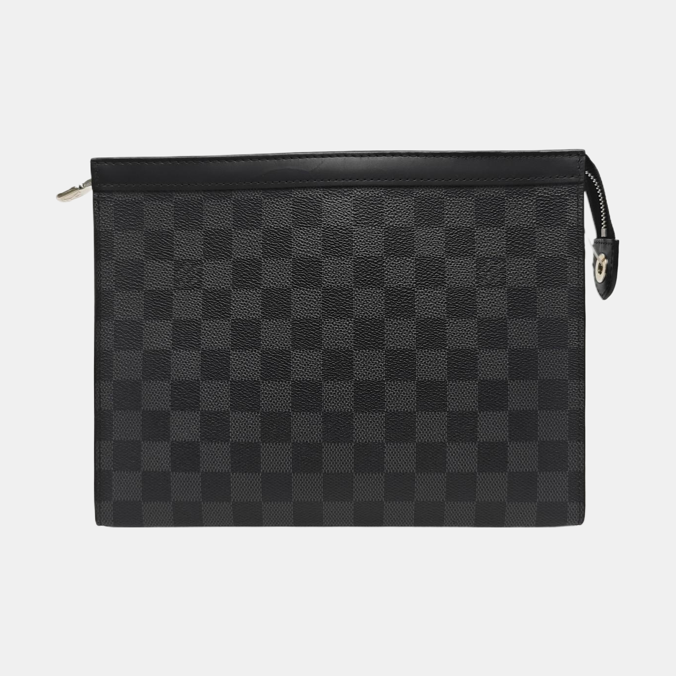 Pochette Voyag MM Damier Graphite Coated Canvas Gray