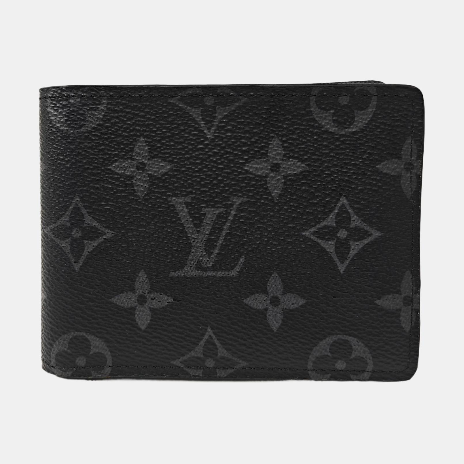 MULTIPLE Monogram Coated Canvas Black Wallet