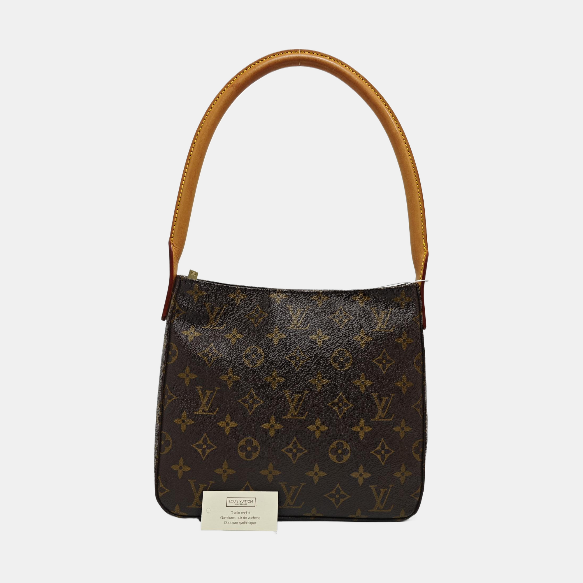 LOOPING MM Monogram Coated Canvas Brown