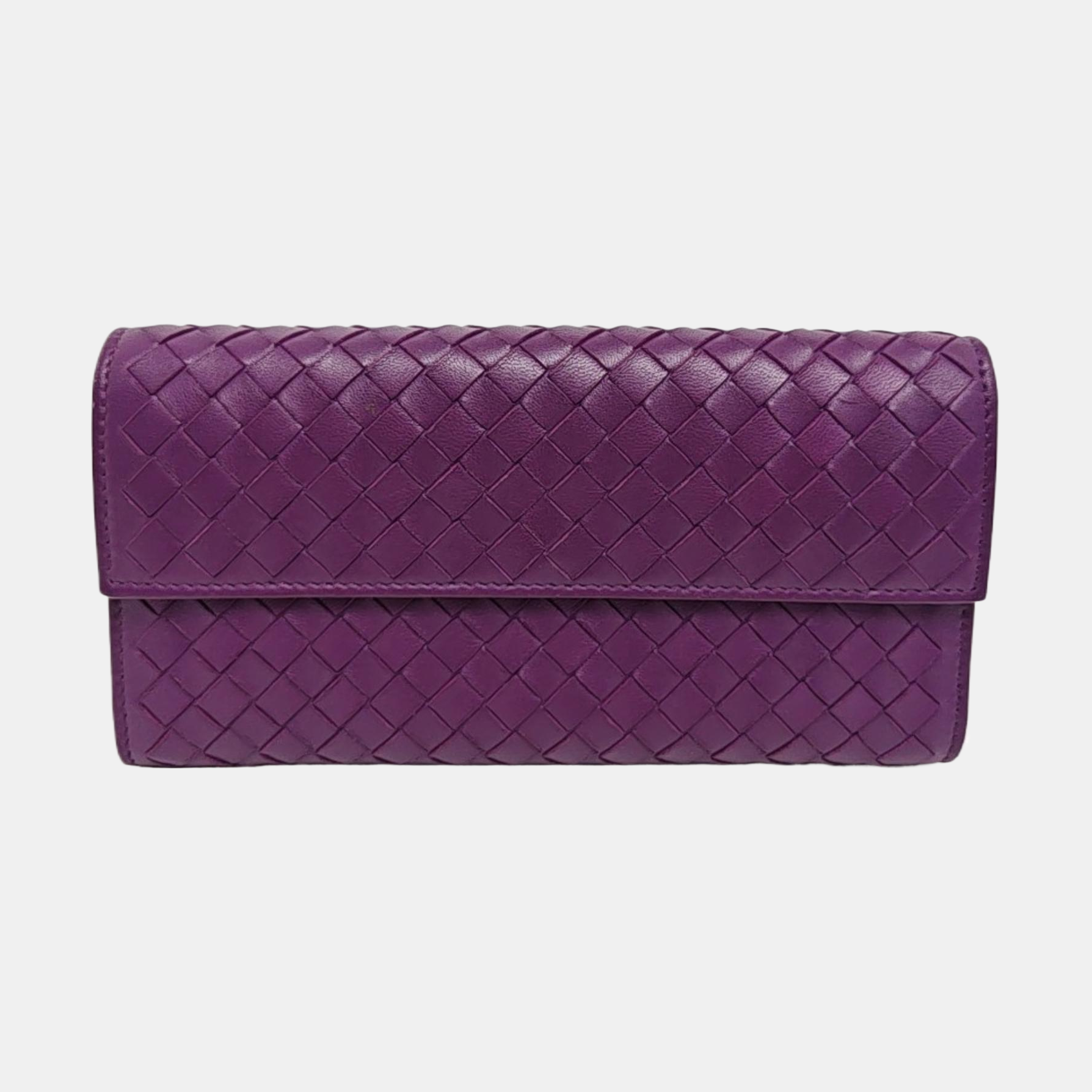 Calfskin Wallet Purple