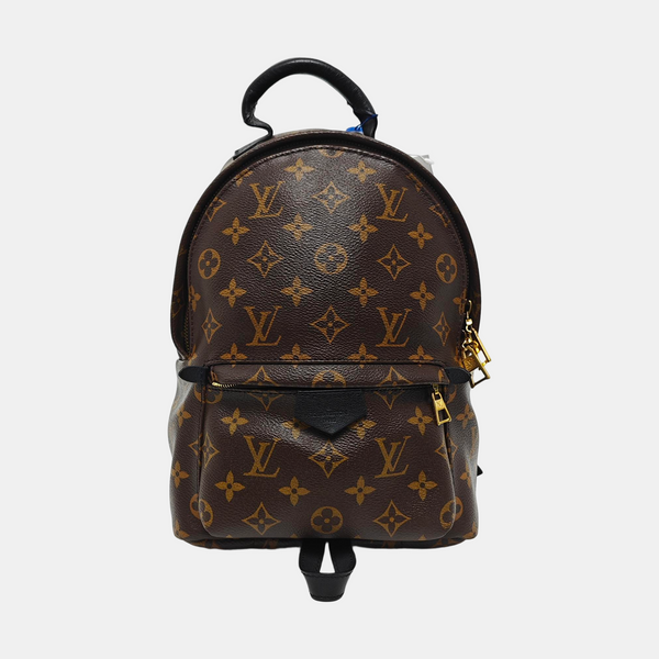 Authenticated pre-owned  PALM SPRINGS PM Monogram Coated Canvas Brown - Backpack at Looply