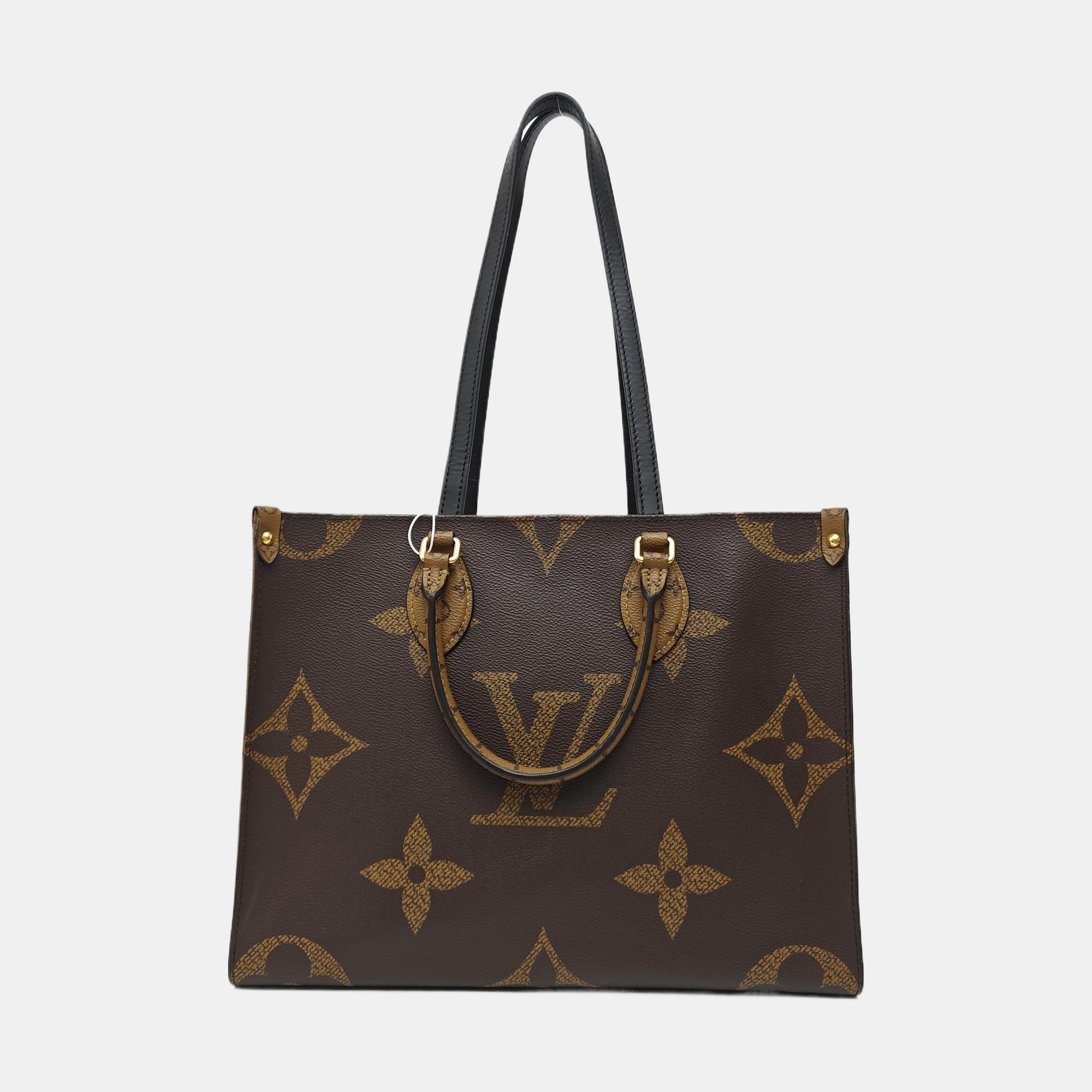 ONTHEGO MM Monogram Coated Canvas Brown