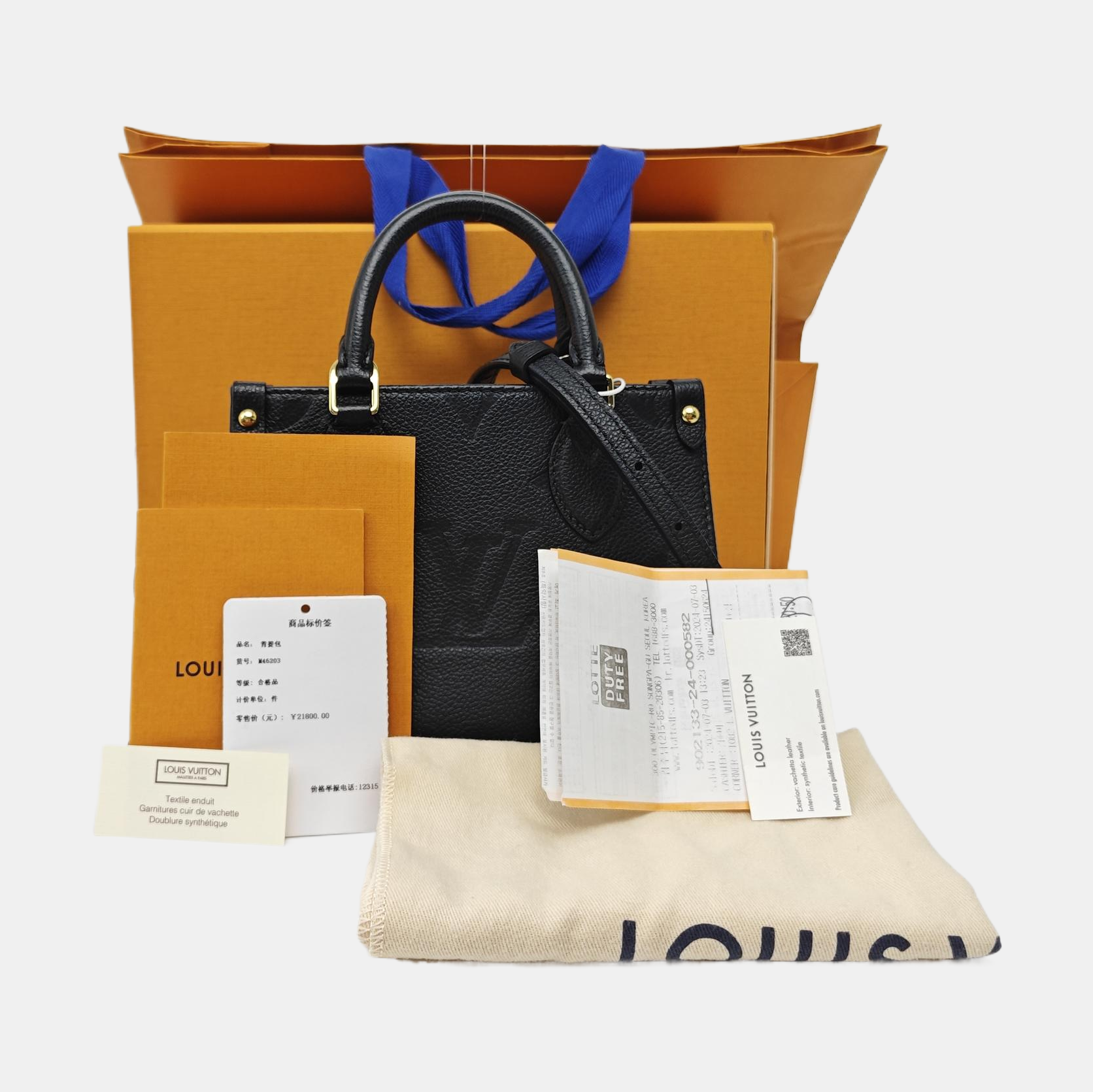 ONTHEGO BB Monogram Calfskin Black