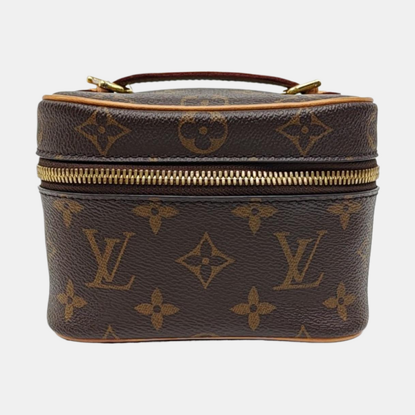 NICE Super Mini Monogram Coated Canvas Brown
