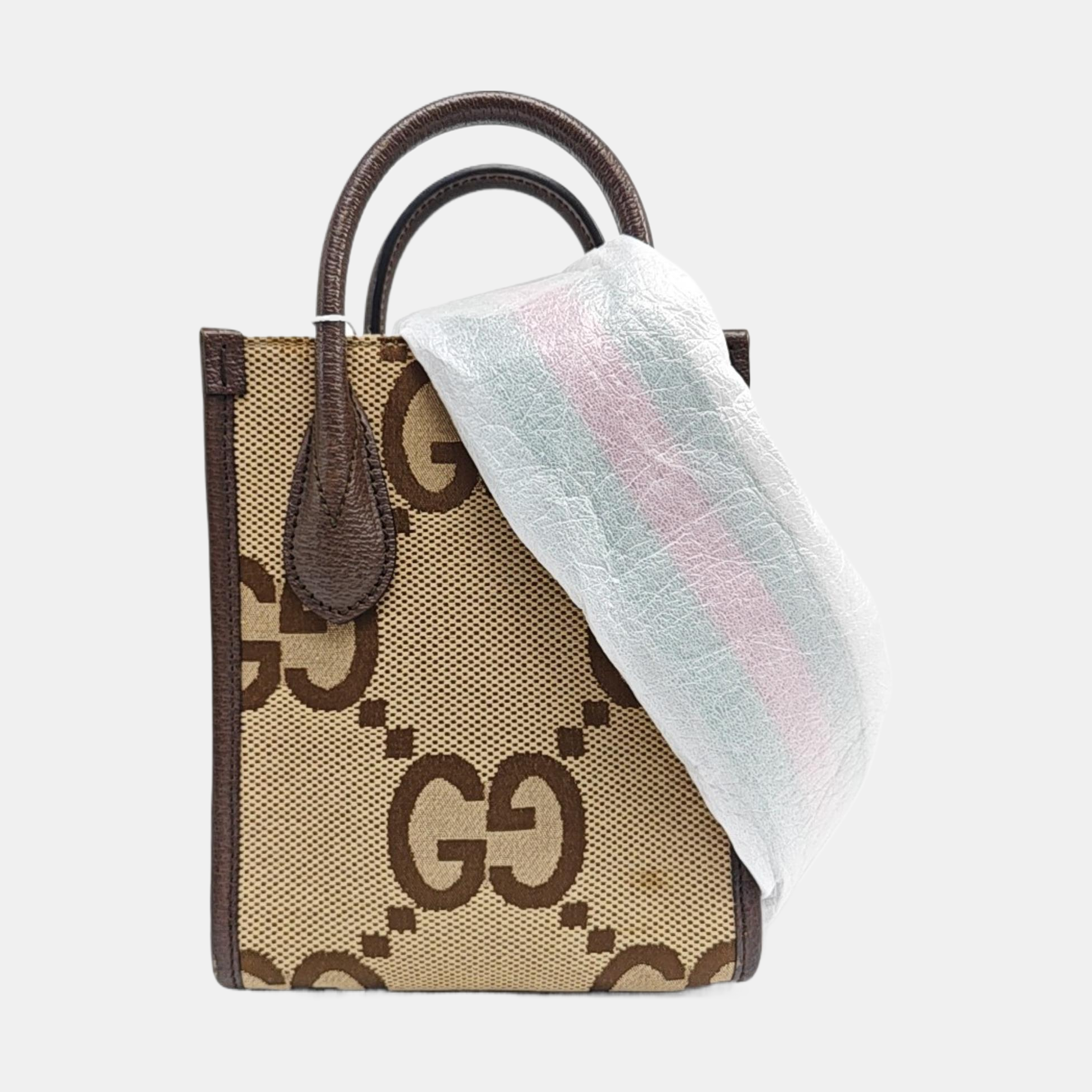 Jumbo Mini Monogram Canvas Beige