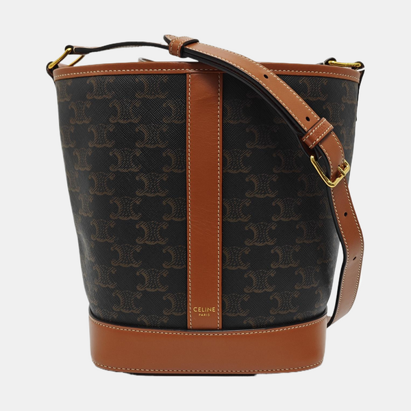 TRIOMPHE CANVAS Small Coated Canvas Brown