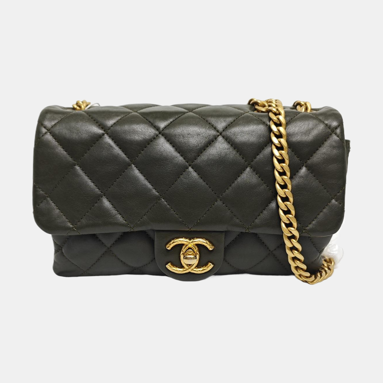 Quilted Lambskin Green