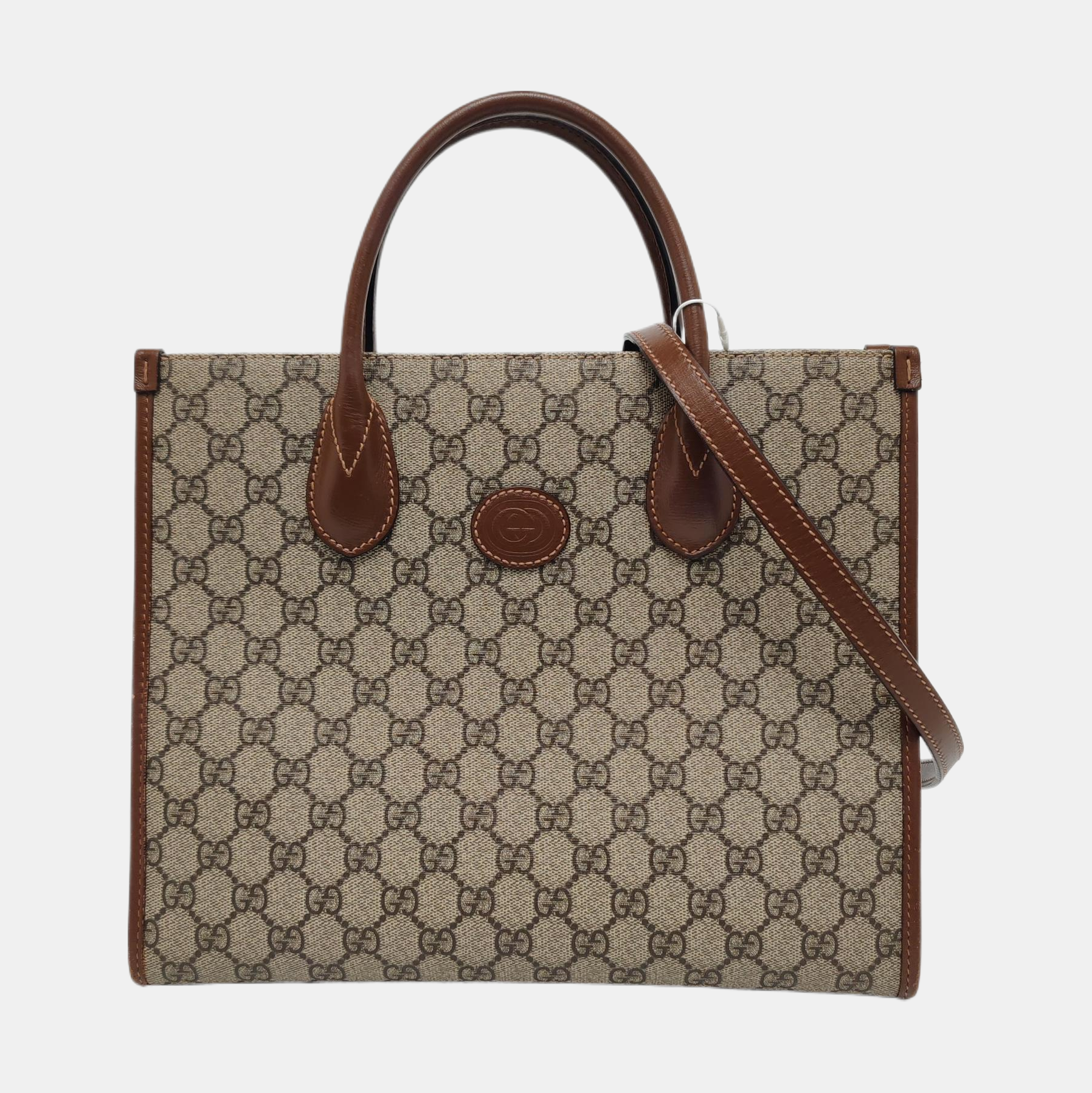 Retro Small Monogram Coated Canvas Brown