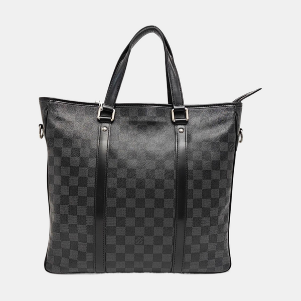 TADAO PM Damier Graphite Coated Canvas Gray