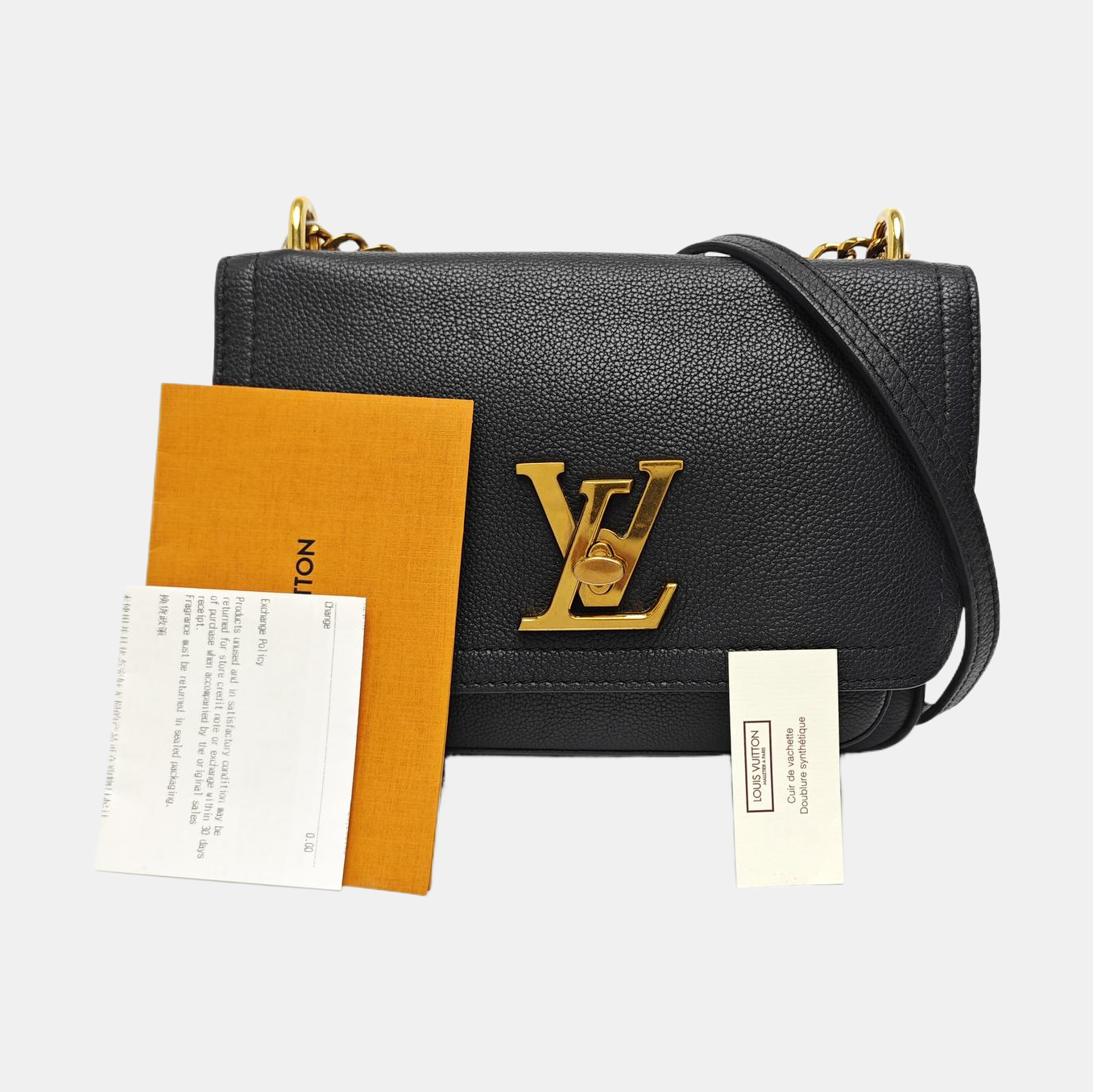 LOCKME TENDER PM Calfskin Black